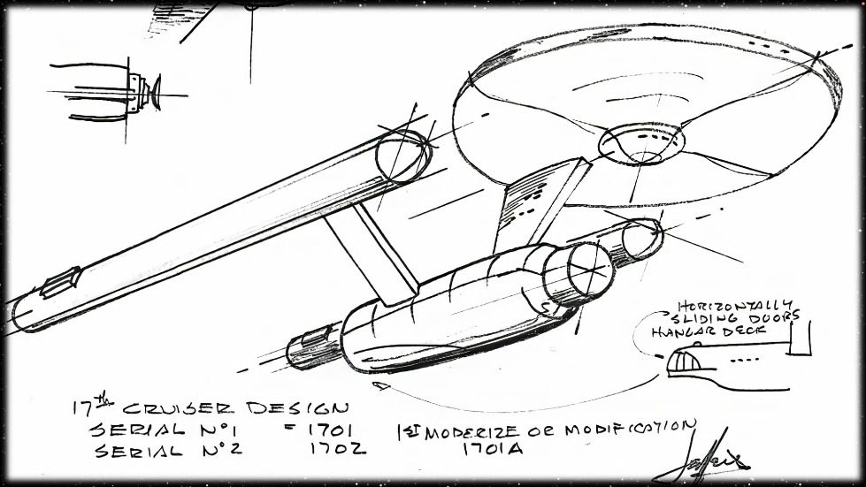 A sketch of a space ship Description automatically generated