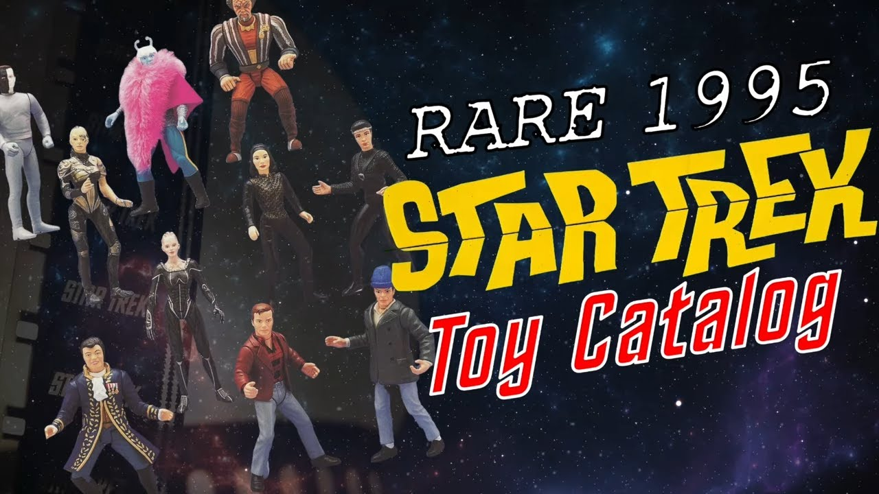 Unveiling Rare Treasures: 1995 Bandai Star Trek Toy Catalog Revealed!
