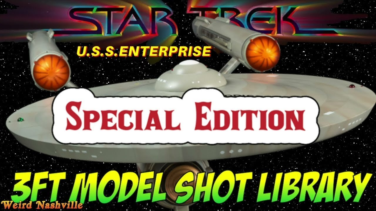 Every Shot Of The 3ft Star Trek Enterprise Filming Model In Action!