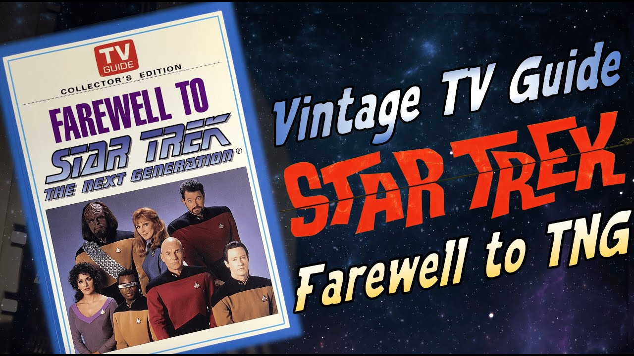 📺 TV Guide’s Star Trek TNG Farewell: A Collector’s Gem 🖖