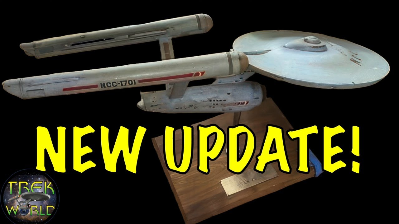UPDATE: Activity on 3ft Star Trek Enterprise model.