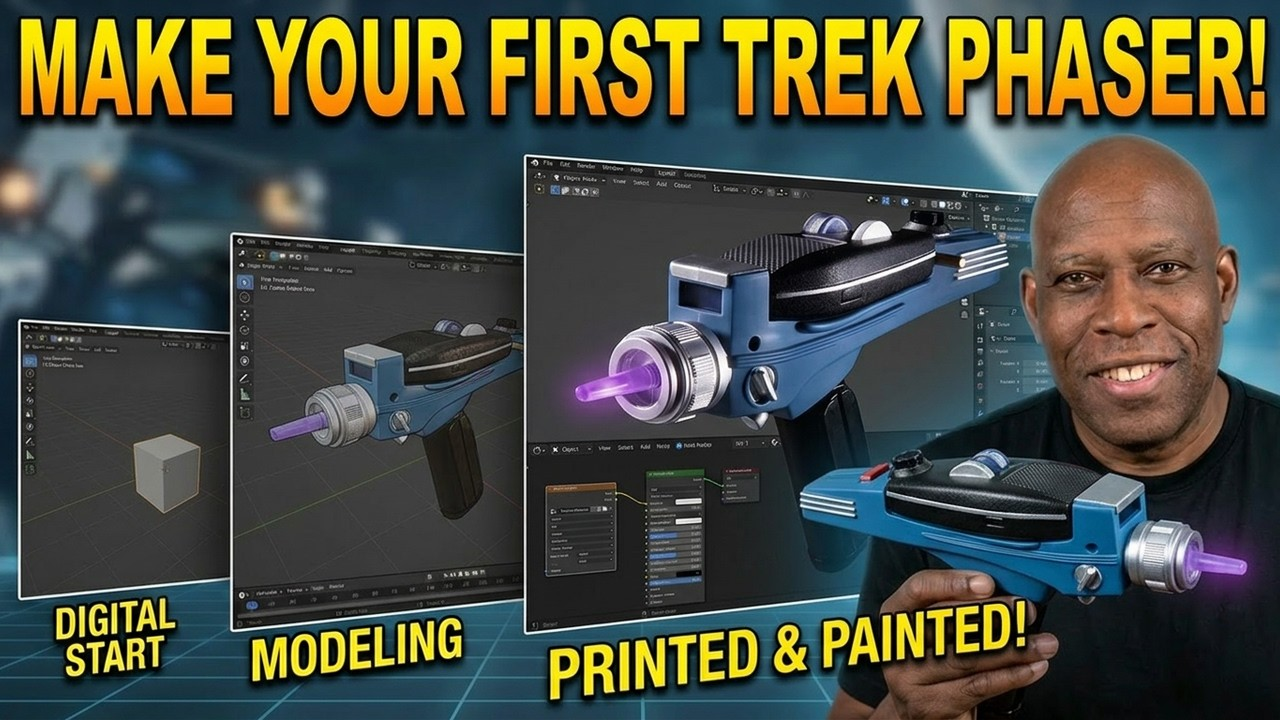 Your First Star Trek Model – Blender 3D Printing Series Begins