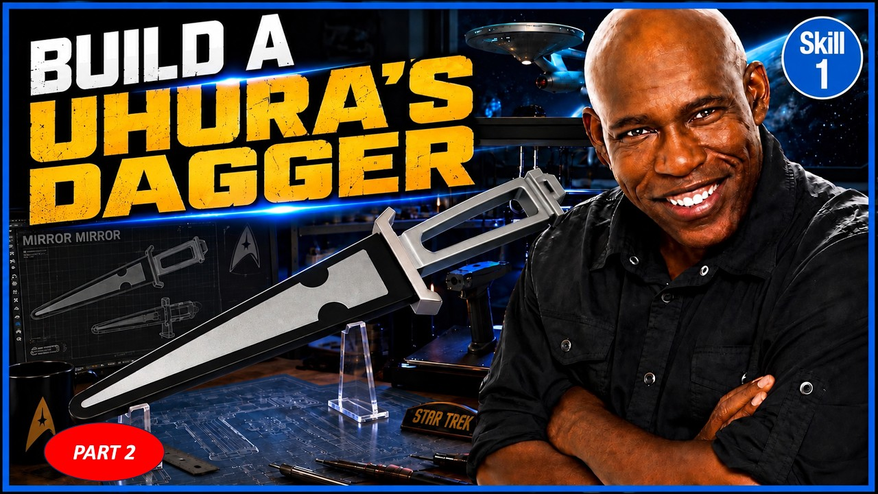 Designing the Iconic Star Trek Dagger in 3D | Episode 2