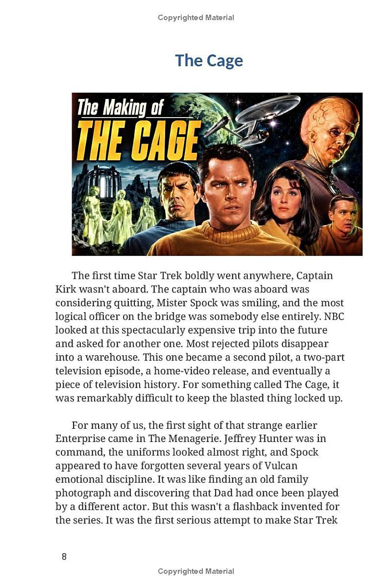The Making of Star Trek: Season One - sample page 8 of 10