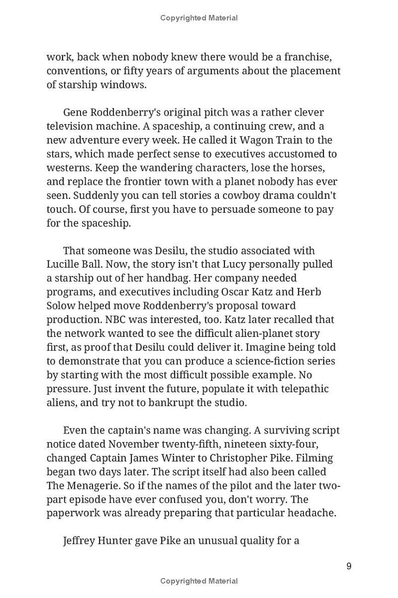 The Making of Star Trek: Season One - sample page 9 of 10